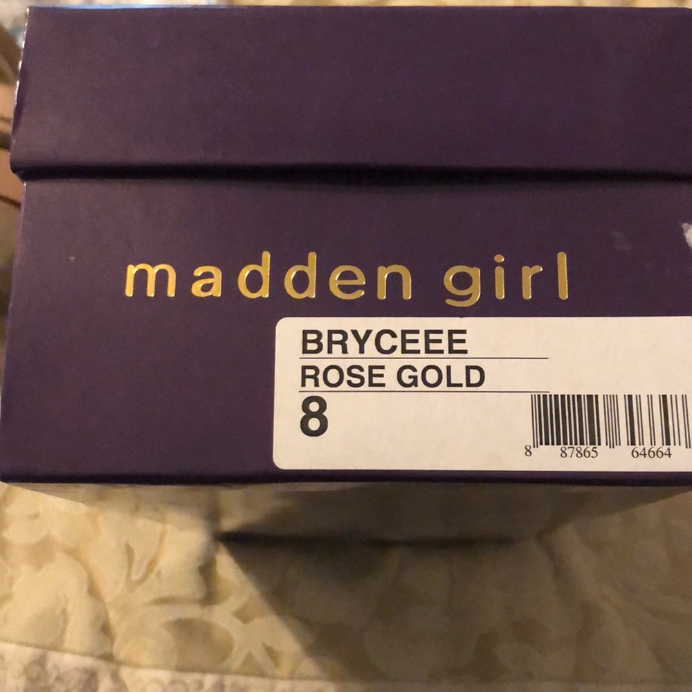 Rose gold Madden Girl Bryceee Sandals
